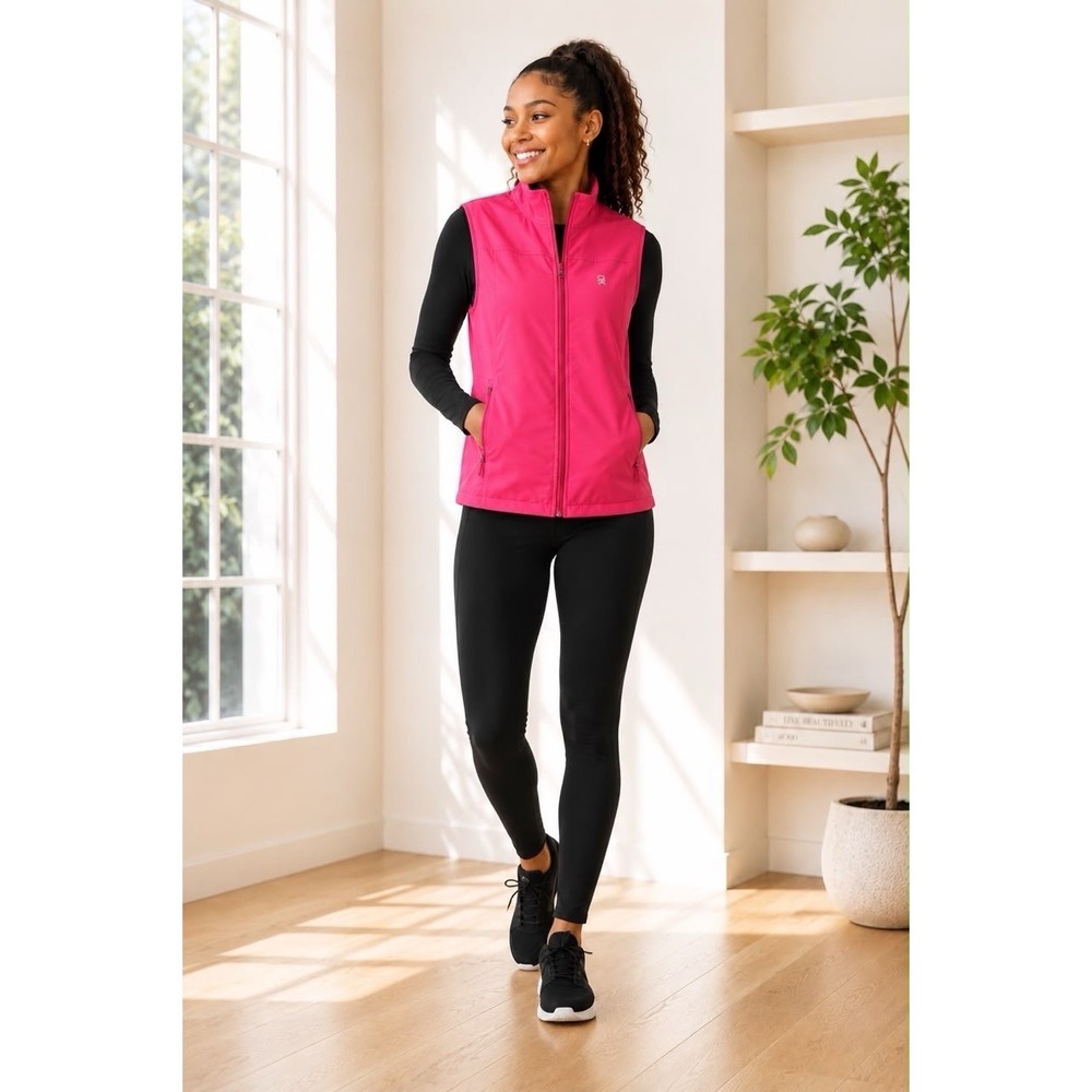 SIZE L-DK COLLECTION TALL WOMEN SLEEVELESS PINK VEST